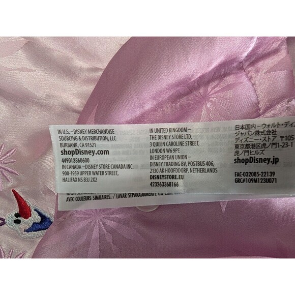Disney Olaf Sleep Set for Women – Frozen XS New NWOT Pink Satin PJ Sleepwear 110 - Picture 13 of 16